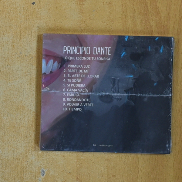 PRINCIPIO DANTE - LO QUE ESCONDE TU SONRISA - CD