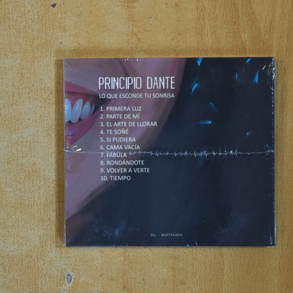 PRINCIPIO DANTE - LO QUE ESCONDE TU SONRISA - CD