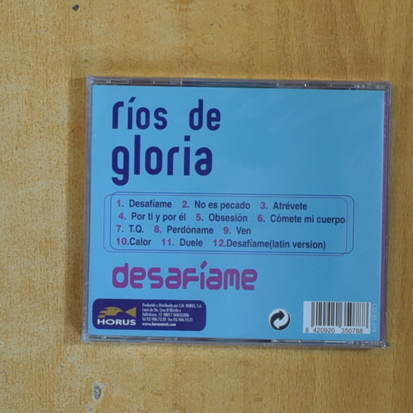 RIOS DE GLORIA - DESAFIAME - CD