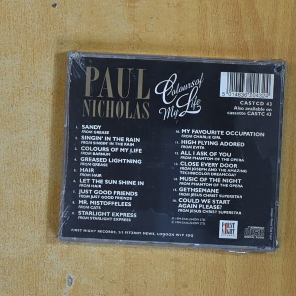 PAUL NICHOLAS - COLOURSOL MY LIFE - CD