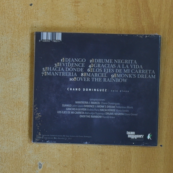 CHANO DOMINGUEZ - OVER THE RAINBOW - CD