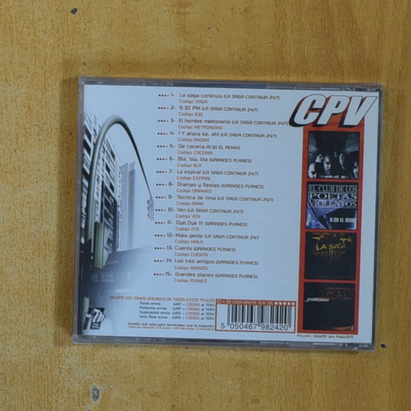 EL CLUB DE LOS POETAS VIOLENTOS - CPV - CD