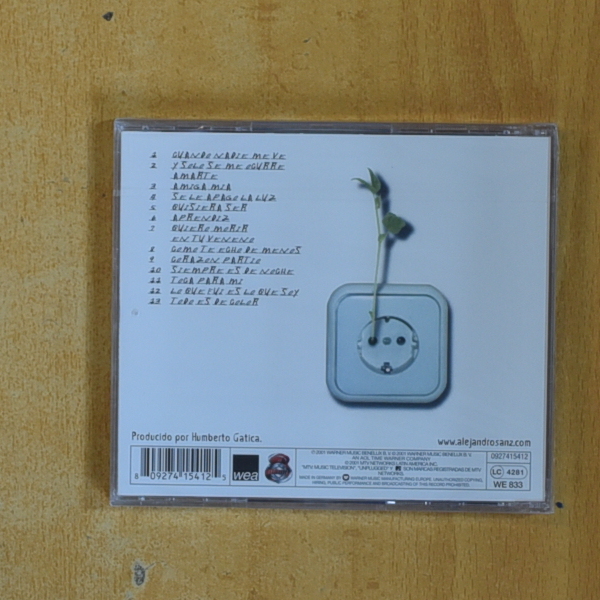 ALEJANDRO SANZ - MTV UNPLUGGED - CD