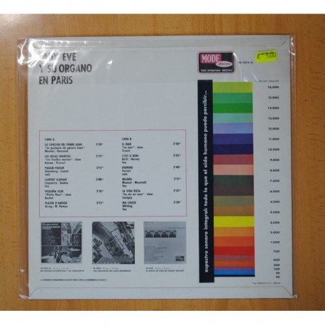 LADY EVE - LADY EVE Y SU ORGANO EN PARIS - LP