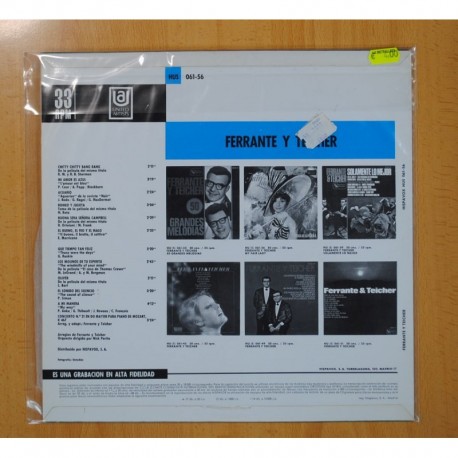 FERRANTE & TEICHER - ALGO ESPECIAL - LP