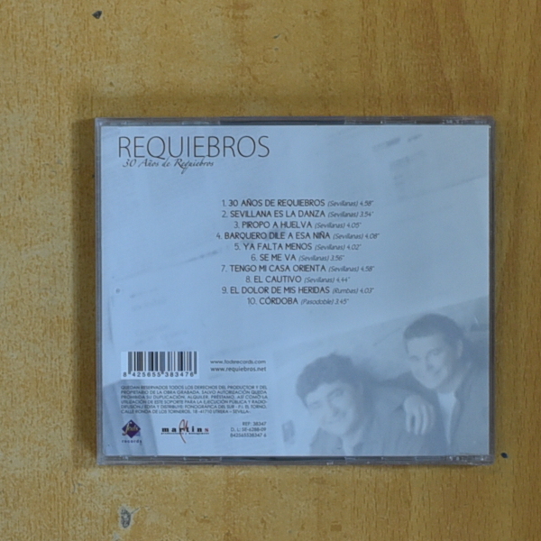 REQUIEBROS - 30 AÑOS DE REQUIEBROS - CD
