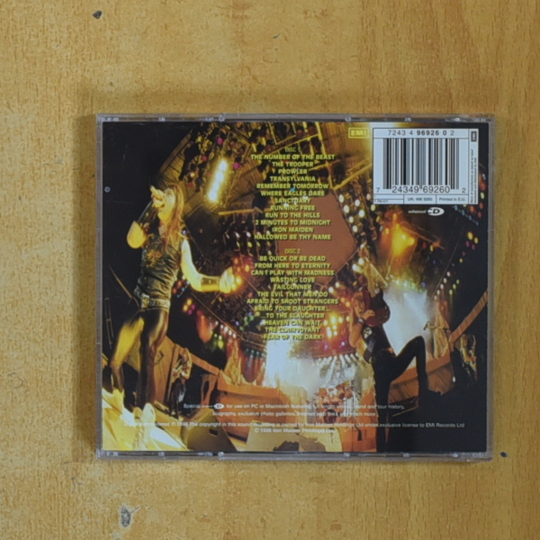 IRON MAIDEN - A REAL LIVE DEAD ONE - CD