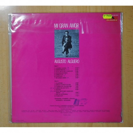 AUGUSTO ALGUERO - MI GRAN AMOR - LP