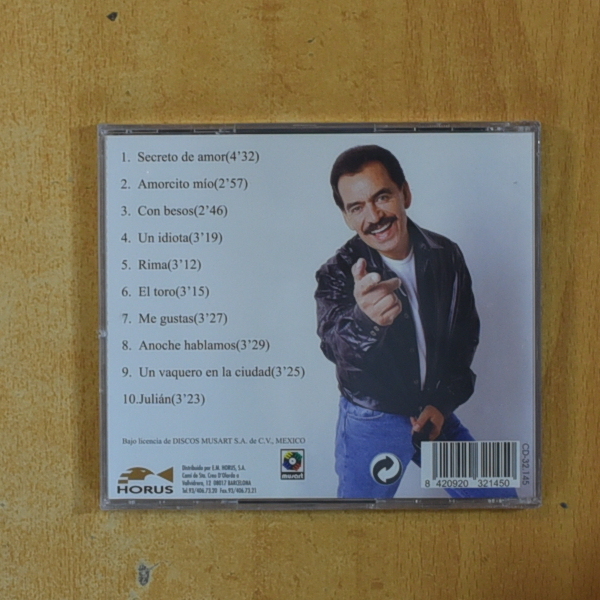 JOAN SEBASTIAN - SECRETO DE AMOR - CD