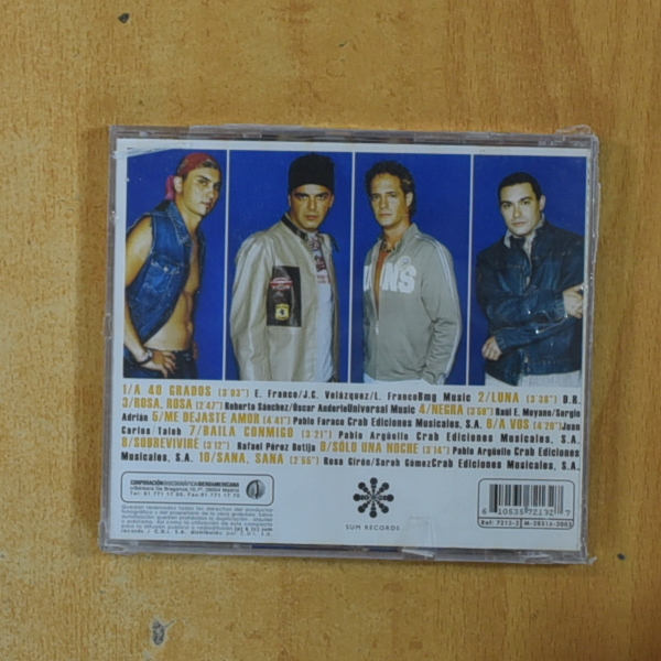 LOS CHICANOS DEL SUR - UN AMOR EN CADA PUERTO - CD