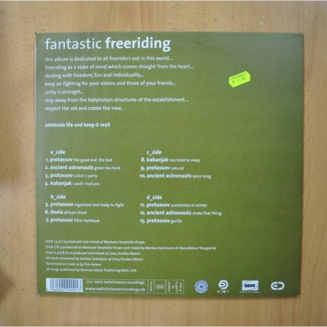 VARIOS - FANTASTIC FREERIDING - 2 LP