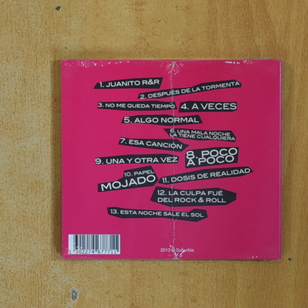 SUBURBIA - UNA MALA NOCHE LA TIENE CUALQUEIRA - CD