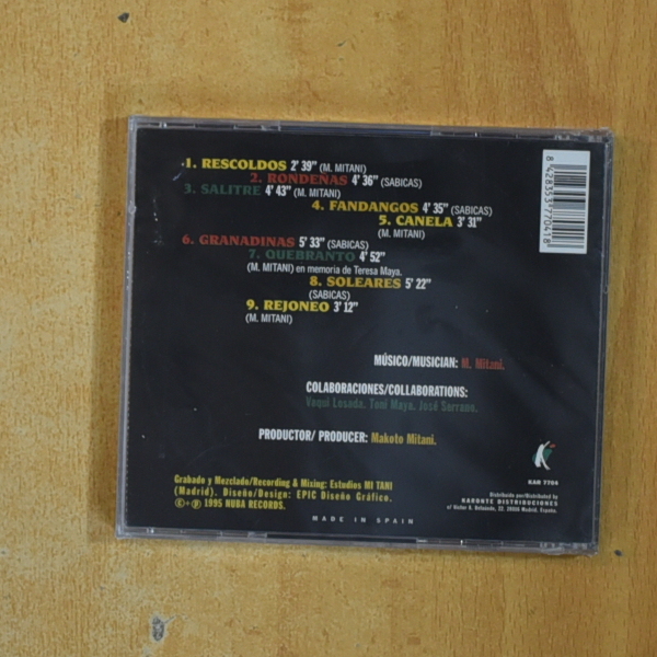 MAKOTO MITANI - REJONEO - CD