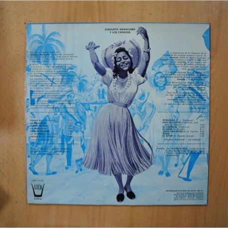 CONJUNTO MARACAIBO / LOS CARACAS - EN EL CORAZON DE VENEZUELA - LP
