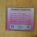 RAMON CALDUCH - PEL TEU AMOR / ROSO - CD