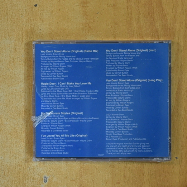 BROWN - YOU DONT STAND ALONE - CD