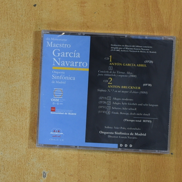 MAESTRO GARCIA NAVARRO - IN MEMORIAN - CD