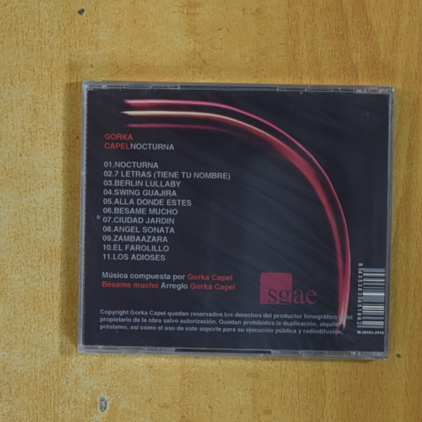 GORKA CAPEI - NOCTURNA - CD