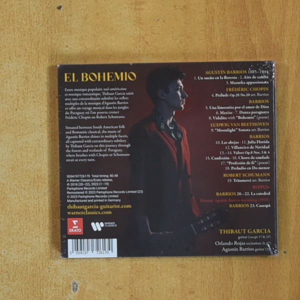 AGUSTIN BARRIOS - EL BOHEMIO - CD