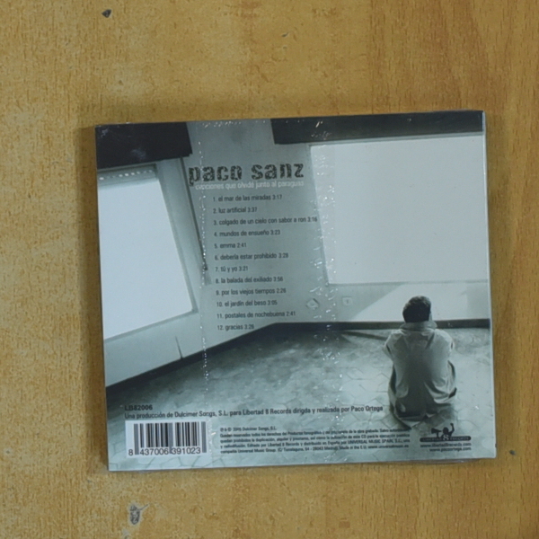 PACO SANZ - CANCIONES QUE OLVIDE JUNTO AL PARAGUAS - CD