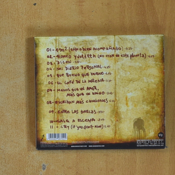 JARABE DE PALO - UN METRO CUADRADO - CD