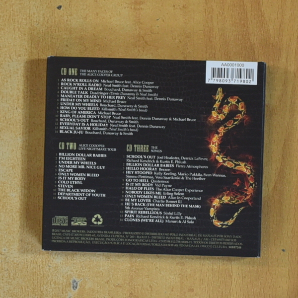 ALICE COOPER - THE MANY FACES OF ALICE COOPER - CD