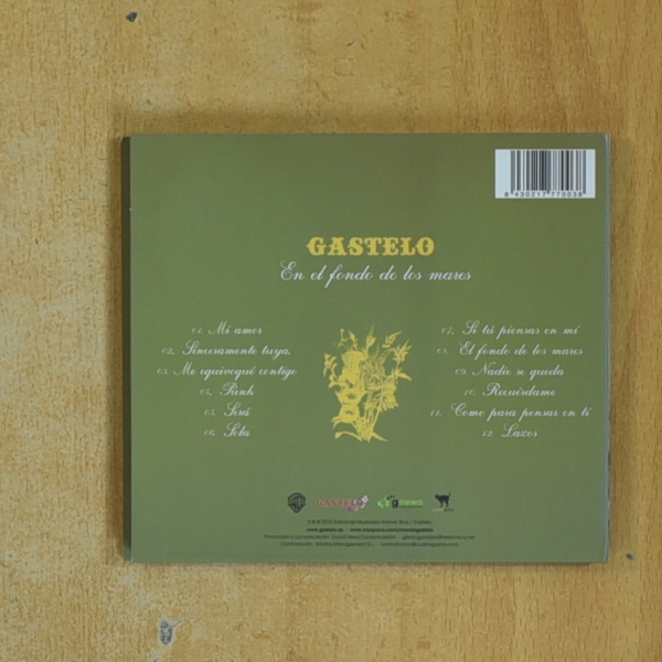 GASTELO - EN EL FONDO DE LOS MARES - CD