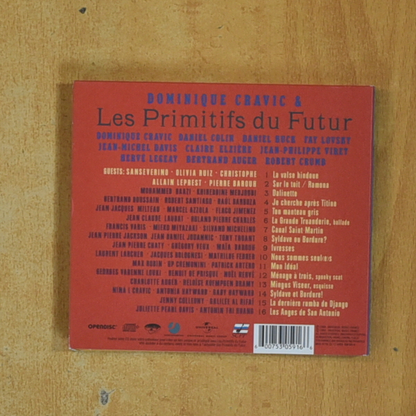 DOMINIQUE CRAVIC ET LES PRIMITFS DU FUTUR - TRIBAL MUSETTE - CD
