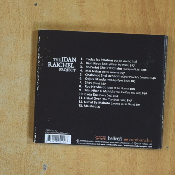 THE IDAN RAICHEL PROJECT - WITHIN MY WALLS - CD