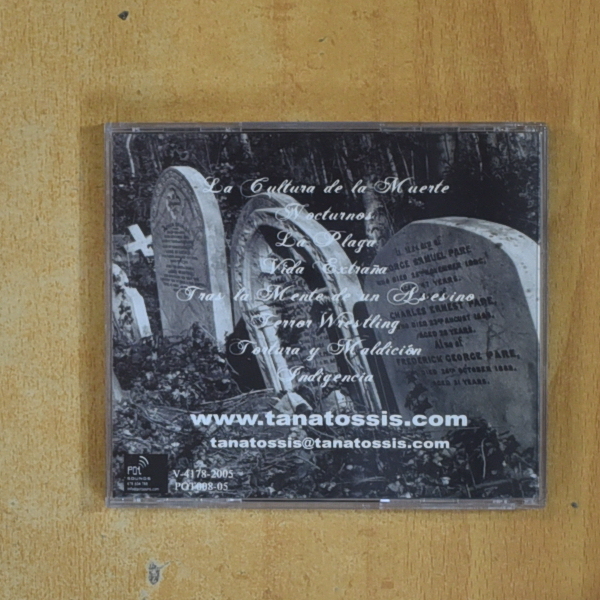 TANATOSSIS - LA CULTURA DE LA MUERTE - CD