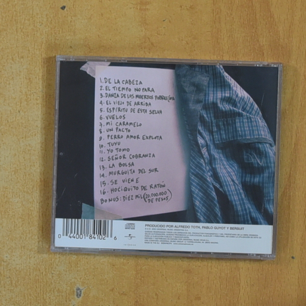 VERSUIT VERGARABAT - DE LA CABEZA CON VERSUIT VERGARABAT - CD