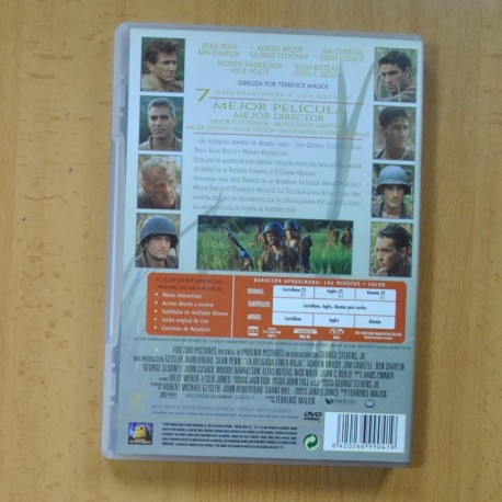 LA DELGADA LINEA ROJA - DVD