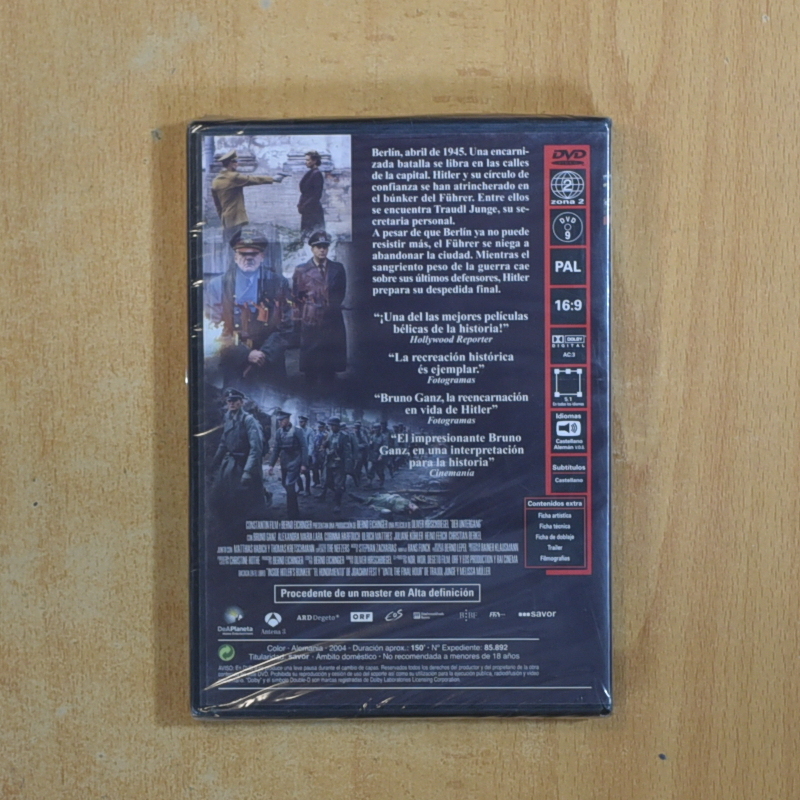 EL HUNDIMIENTO - DVD