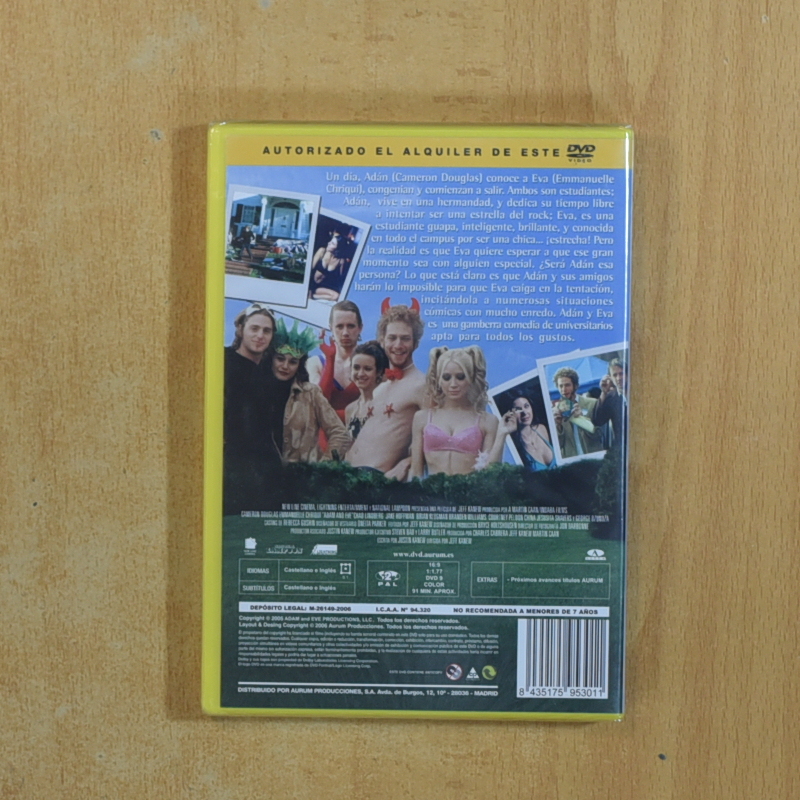 ADAN Y EVA - DVD