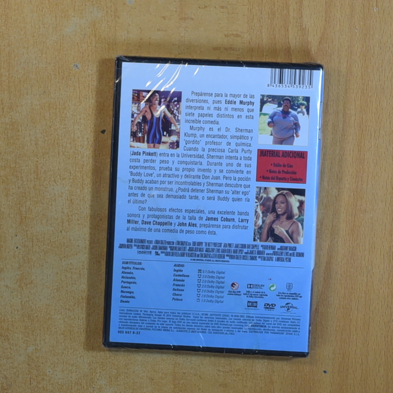 EL PROFESSOR CHIFLADO - DVD