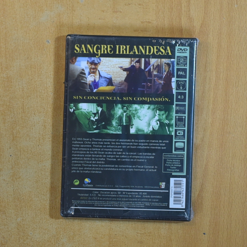 SANGRE IRLANDESA - DVD
