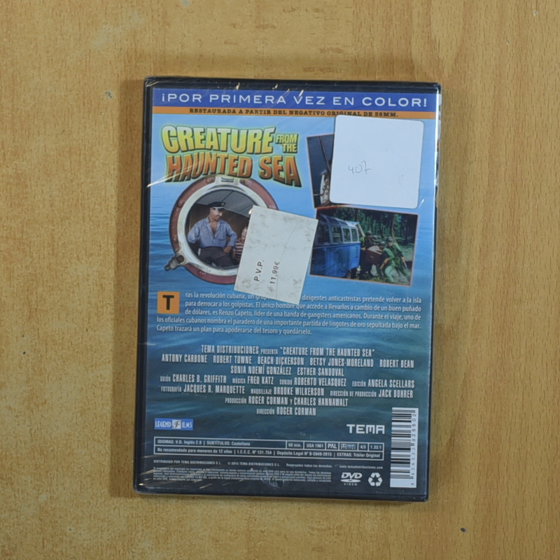 CREATURE FROM THE HAUNTED SEA - DVD