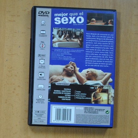 MEJOR QUE EL SEXO - DVD