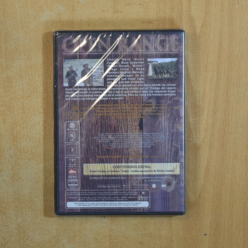 OPEN RANGE - DVD