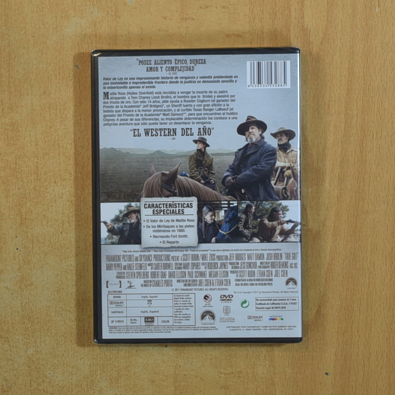 VALOR DE LEY - DVD