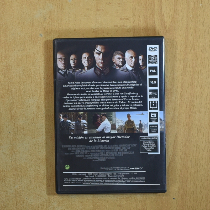 VALKIRIA - DVD