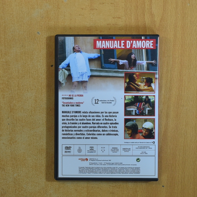 MANUALE D AMORE - DVD