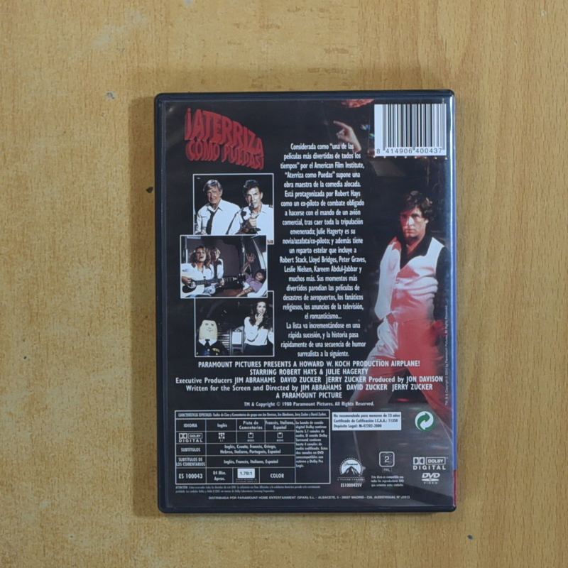 ATERRIZA COMO PUEDAS - DVD