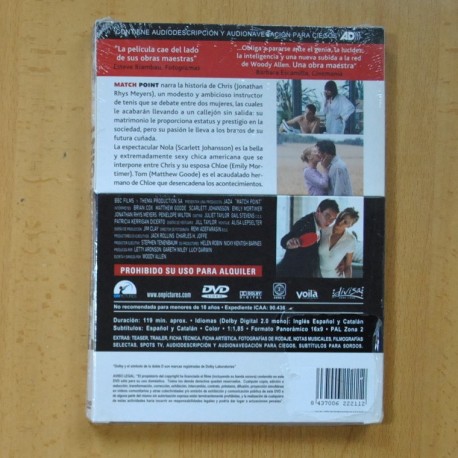 MATCH POINT - DVD