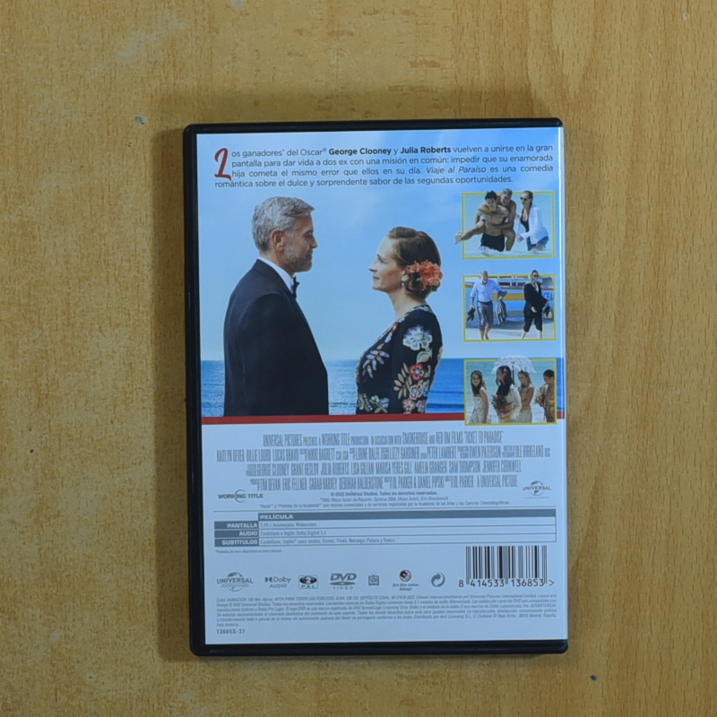 VIAJE AL PARAISO - DVD