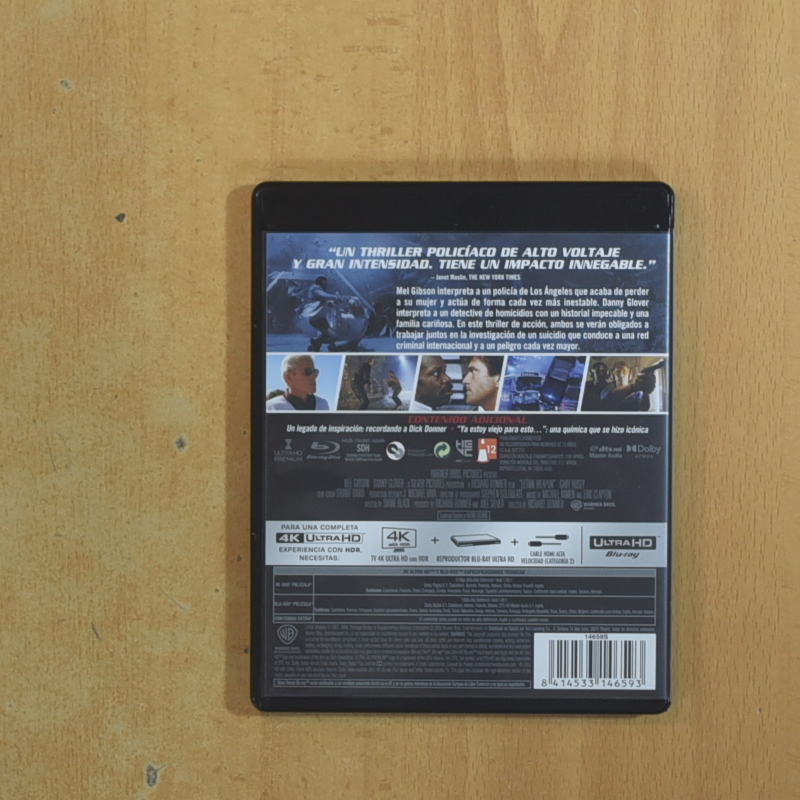 ARMA LETAL 4K - BLURAY