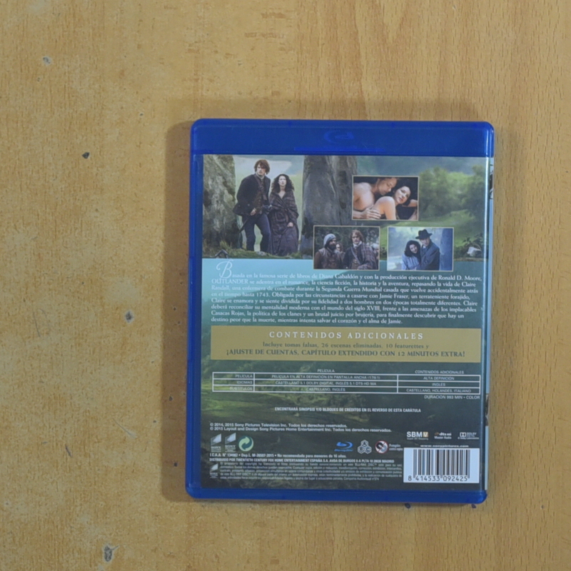 OUTLANDER - PRIMERA TEMPORDA - BLURAY