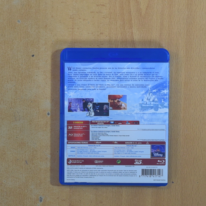FROZEN - BLURAY
