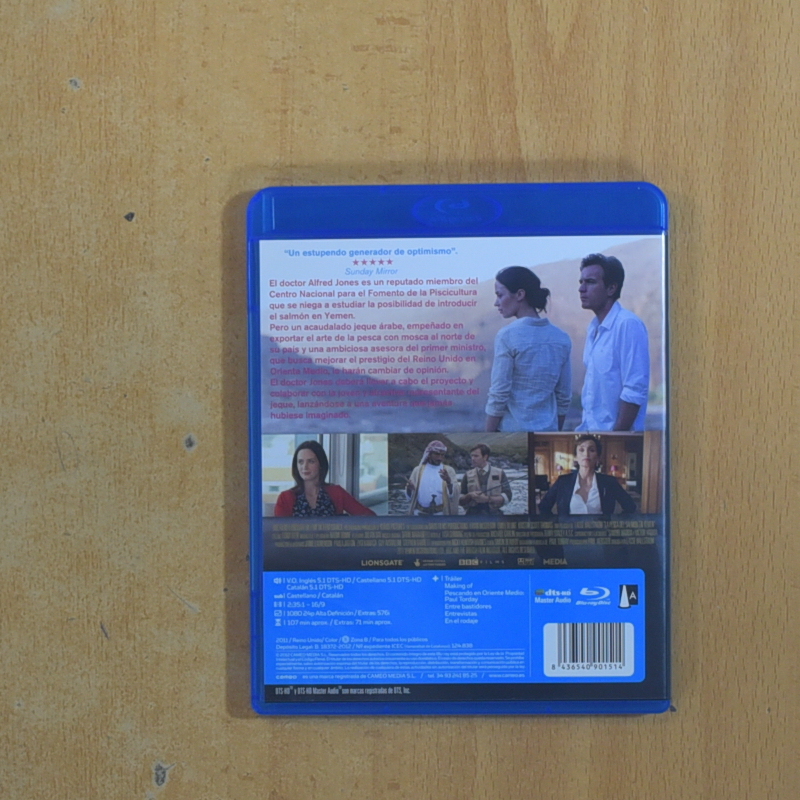 LA PESCA DE SALMON EN YEMEN - BLURAY