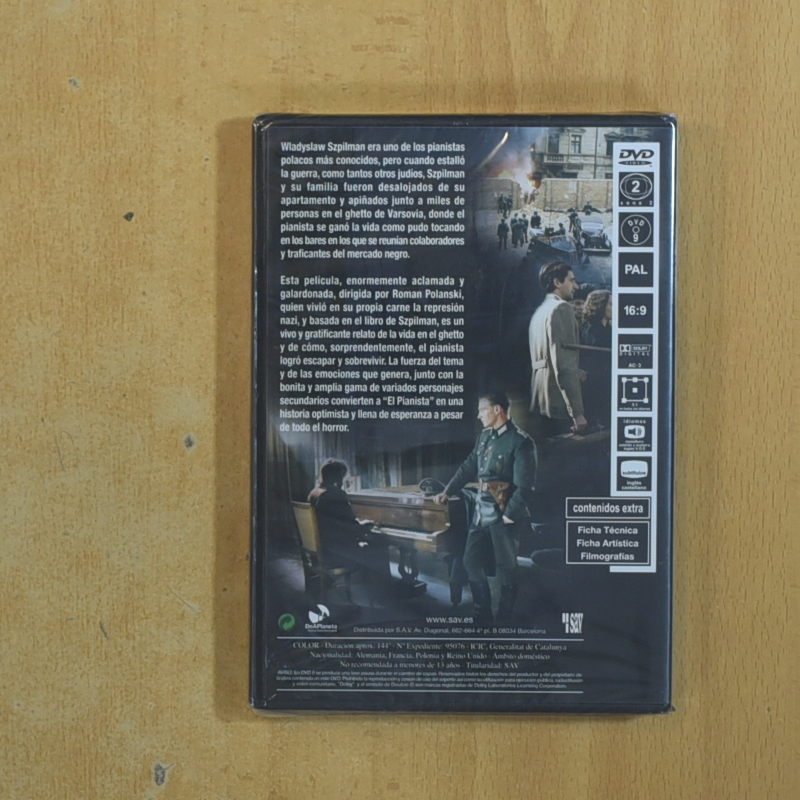 EL PIANISTA - DVD